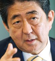 Abe seeks Party of Hope's support for constitutional revision