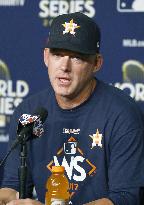 Baseball: Astros press conference before World Series