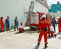 Japan donates used firefighting vehicles to Peru