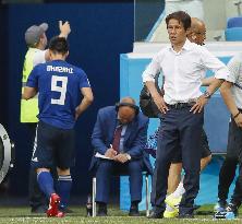 Football: Japan vs Poland at World Cup