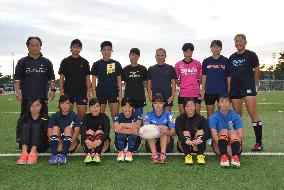 Rugby: Female high school players in central Japan