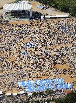Anti-Futemma base rally in Okinawa