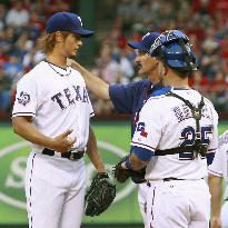 Darvish makes major league debut