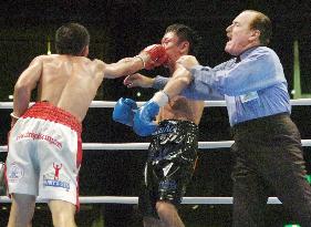 WBA undefeated champ John too much for Takemoto