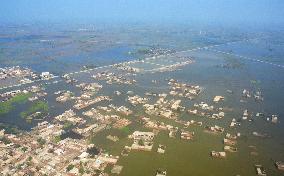 Flood in southern Pakistan