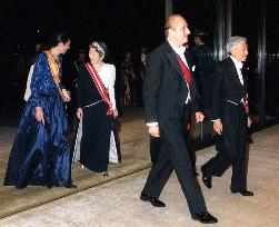 Austrian President Klestil at Imperial Palace