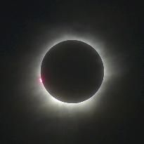 Total solar eclipse sweeps across parts of Indonesia