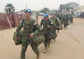 Japan's U.N. peacekeeping troops start leaving S. Sudan