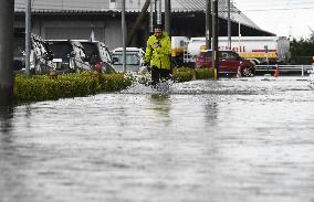 Heavy rain hits central Japan, evacuation orders issued
