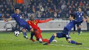 Soccer: Belgium-Japan friendly