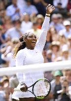 Tennis: Women's singles semifinals at Wimbledon