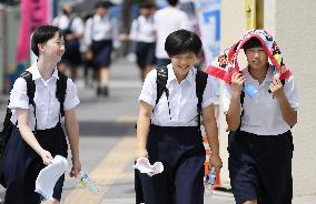 Heatwave continues in Japan