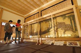 Exhibition of "fusuma" painting at Nagoya Castle