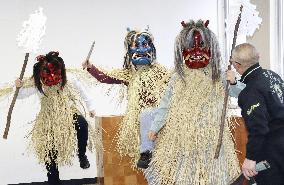 Namahage practice ahead of year-end ritual