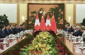 China, Swiss presidents