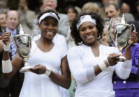 Venus and Serena Williams take Wimbledon doubles title