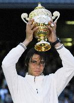 Nadal wins Wimbledon final