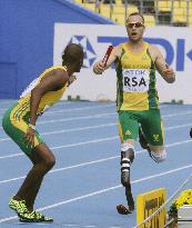 Pistorius in 4x400 meter relay at worlds