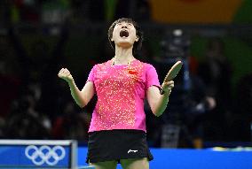 Olympics: Ding wins women's table tennis gold