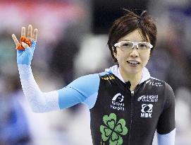 Speed skating: Olympic qualifying meet in Japan