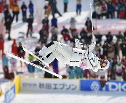 Skiing: Horishima wins men's moguls at Tazawako World Cup