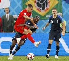 Football: France vs Belgium at World Cup
