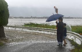 Heavy rain in southwestern Japan