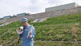 Levee at nuclear plant