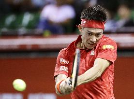 Tennis: Nishikori overcomes shaky start to get 1st-up Japan Open win