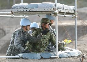 GSDF training for U.N. peacekeeping missions opened to media