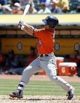 Baseball: Aoki gets 3 hits in Astros' win over A's