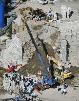 Two workers buried in landslide at quarry in western Japan