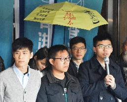 H.K. democracy activists sentenced to prison for contempt