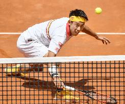 Tennis: Nishikori at Italian Open