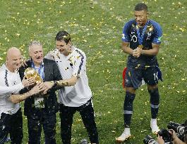 Football: France wins World Cup title