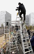 Press awaits Ghosn's release on bail