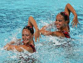 (1)Russia wins gold in Olympic synchronized duet