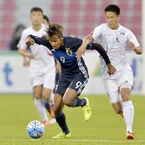 Japan faces off against N. Korea in U-23 Olympic qualifier