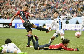 Soccer: Kashima cap double with extra-time Emperor's Cup final win