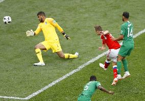 Football: Russia vs Saudi Arabia at World Cup
