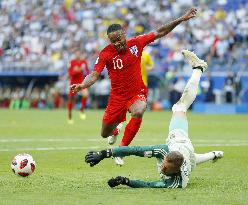 Football: England vs Sweden at World Cup