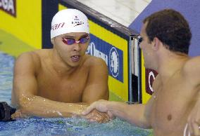 Hansen wins men's 100m breaststroke at Pan-Pacific