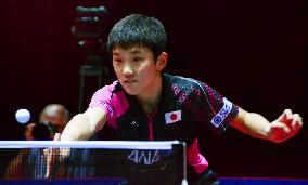 Table tennis: Japan's Harimoto wins boys' singles at junior worlds