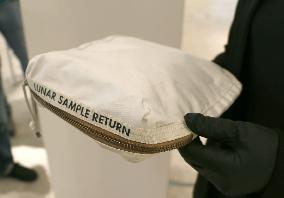 Neil Armstrong's Moon sample bag fetches $1.8 million at auction