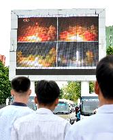 News on 2nd ICBM launch aired in Pyongyang