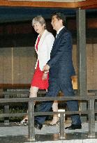 British PM May in Kyoto, Japan