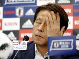 Football: Japan coach Nishino