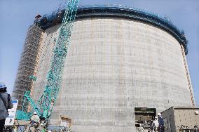 Liquefied natural gas tank in Osaka
