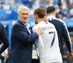 Football: Uruguay vs France at World Cup