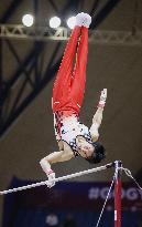 Gymnastics: Kohei Uchimura at world championships